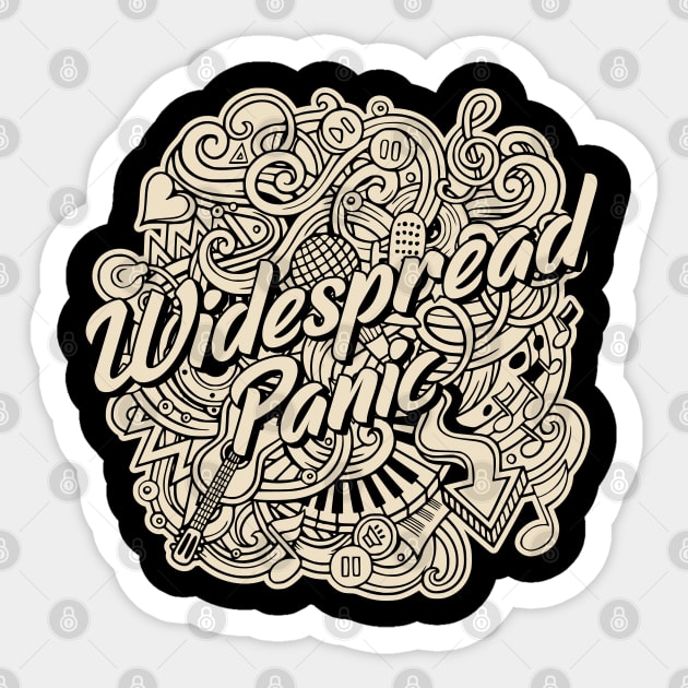 Widespread Panic - Vintage Sticker by graptail